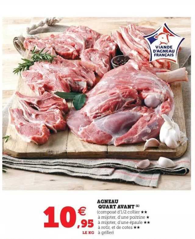 agneau quart avant