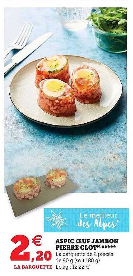 aspic œuf jambon pierre clot