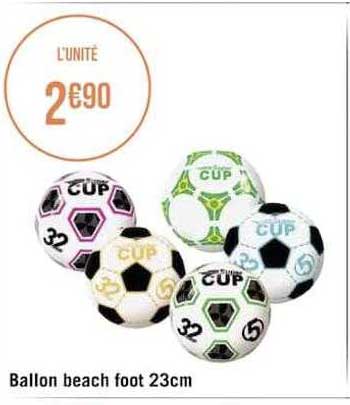 ballon beach foot 23 cm