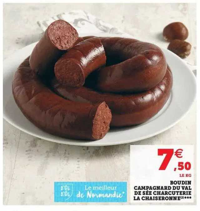 boudin campagnard du val de sée charcuterie la chaiseronne