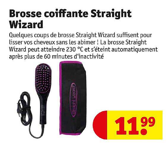 brosse coiffante straight wizard