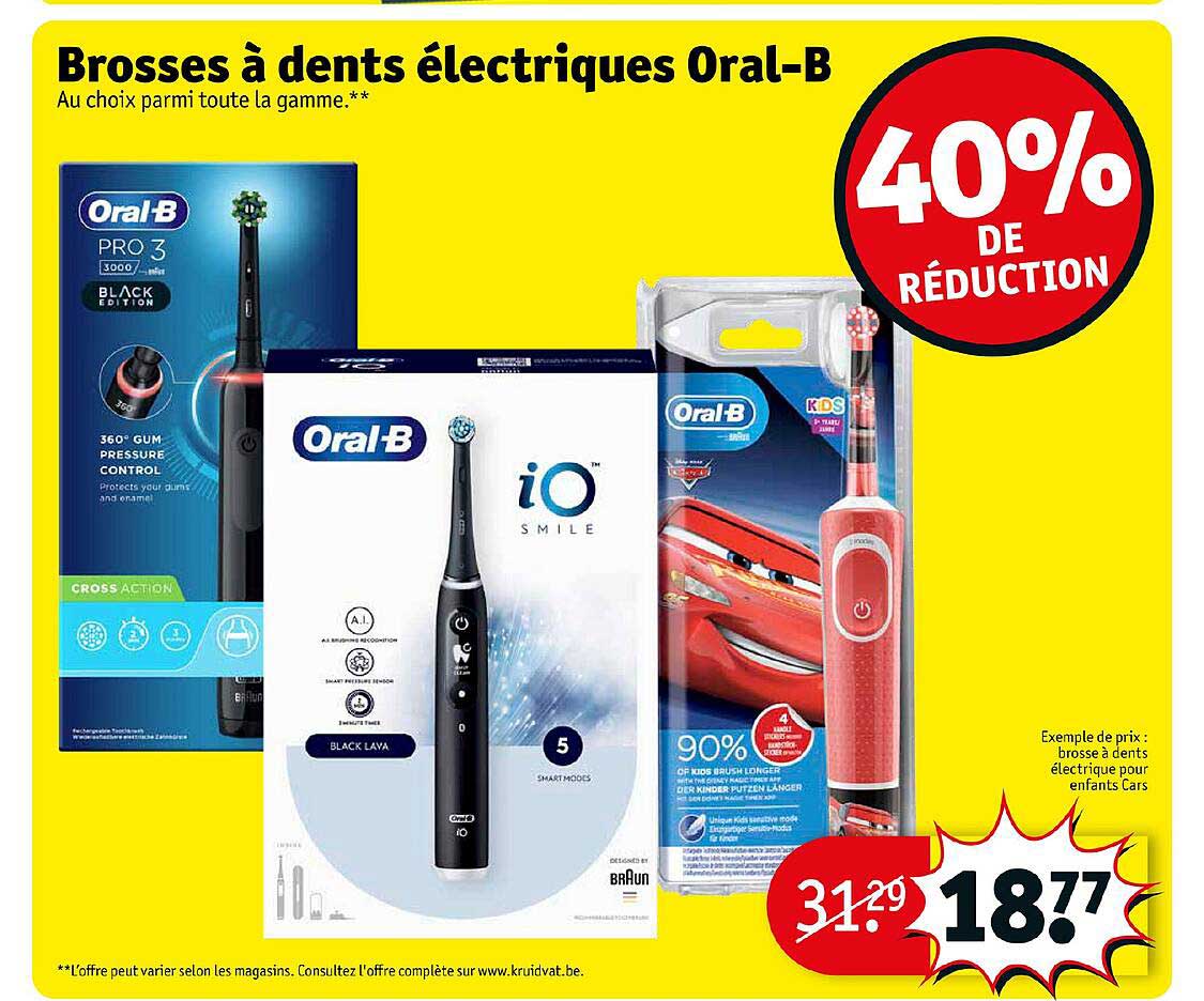 brosses à dents électriques oral-b