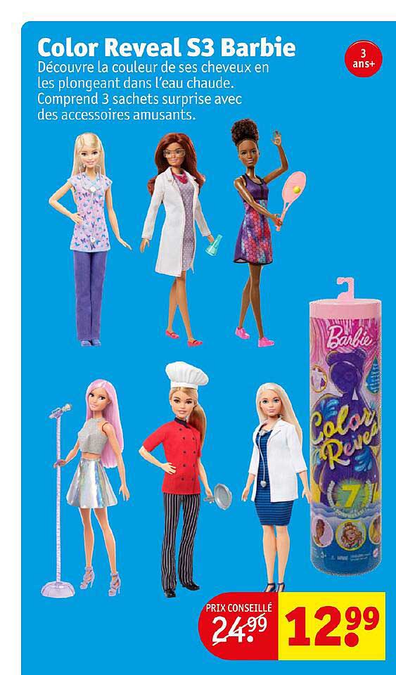 Color Reveal S3 Barbie