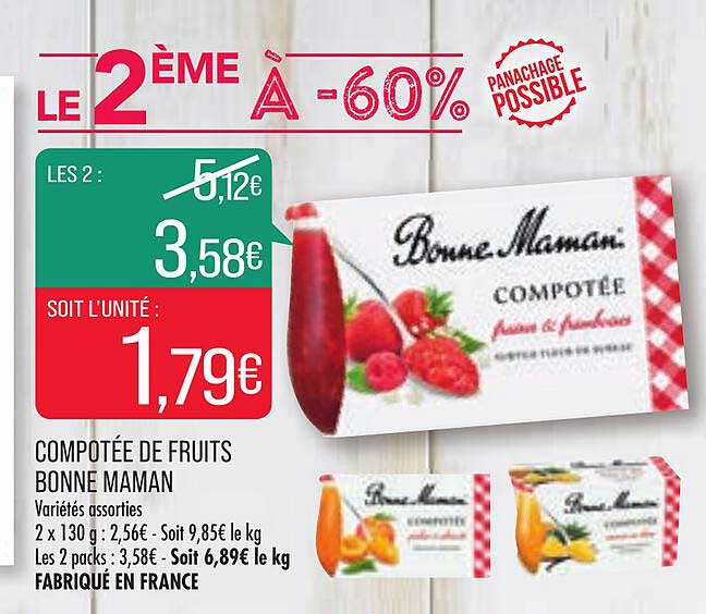 Compotée De Fruits Bonne Maman