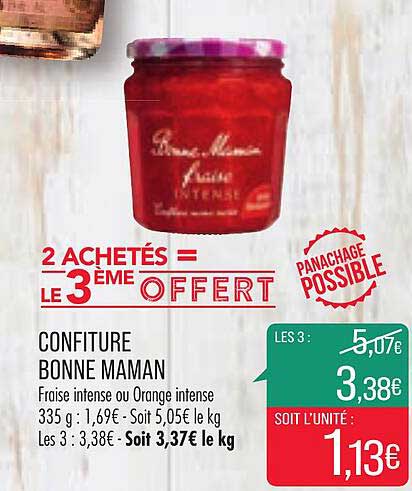 confiture bonne maman