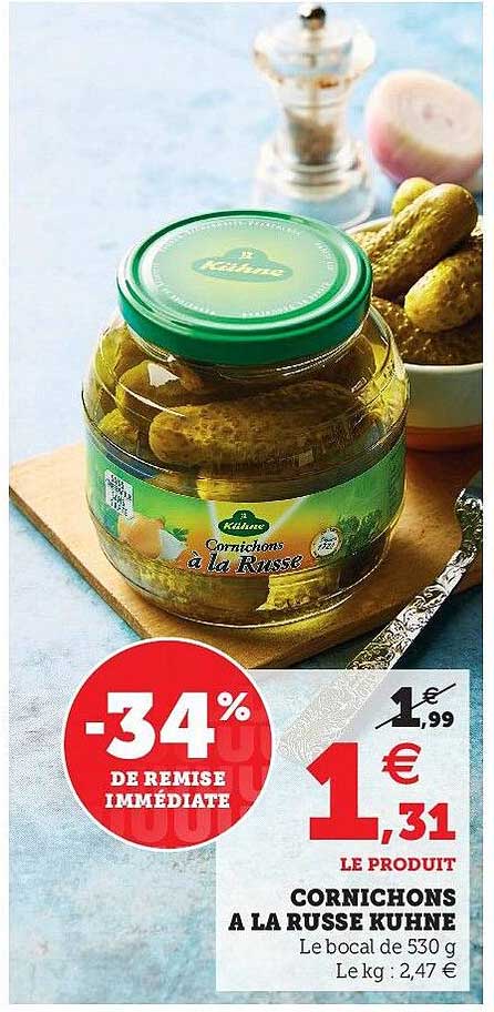 cornichons à la russe kühne