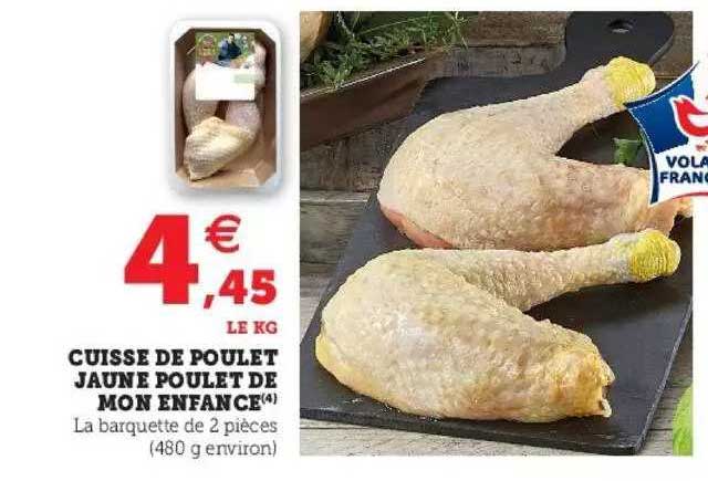 cuisse de poulet jaune poulet de mon enfance