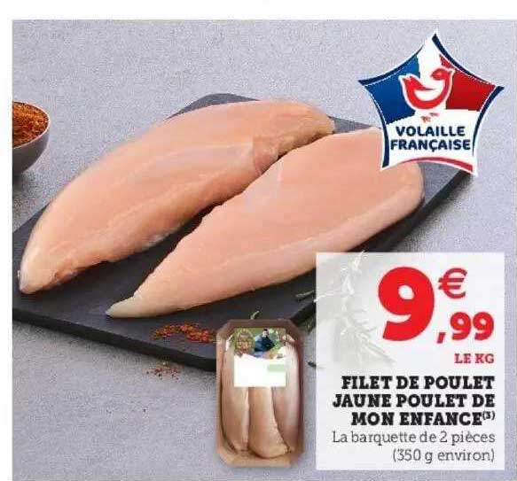 filet de poulet jaune poulet de mon enfance