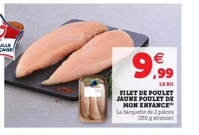 filet de poulet jaune poulet de mon enfance