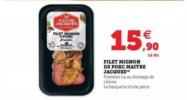 filet mignon de porc maître jacques