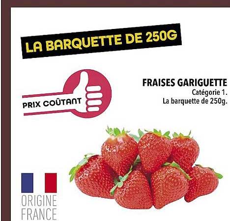 Fraises Gariguette