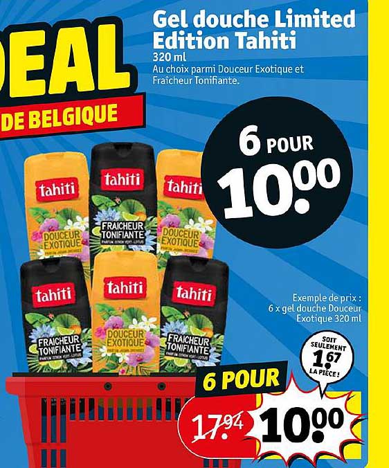 gel douche limited edition tahiti