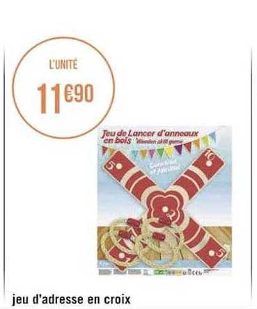 jeu d'adresse en croix