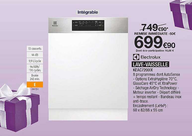 lave-vaisselle electrolux