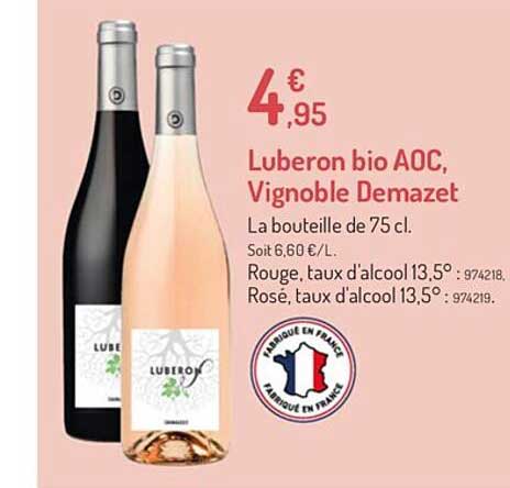 Luberon Bio Aoc, Vignoble Demazet