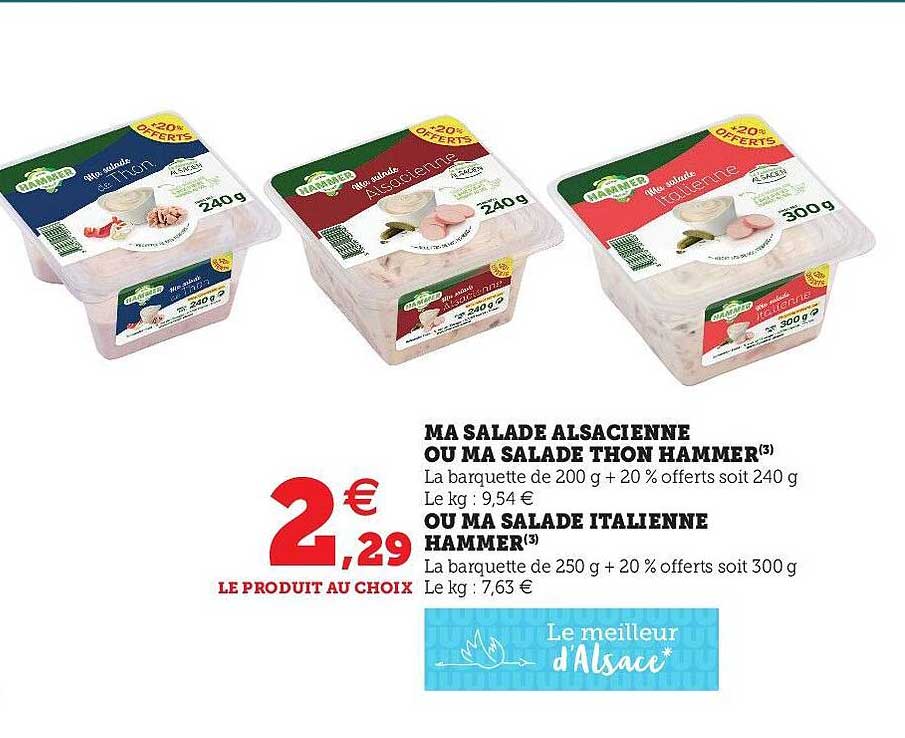 Ma Salade Alsacienne Ou Ma Salade Thon Hammer Ou Ma Salade Italienne Hammer