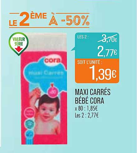 Maxi Carrés Bébé Cora