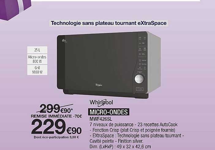 micro-ondes whirlpool
