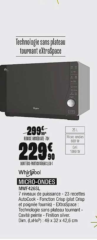 Micro-ondes Whirlpool