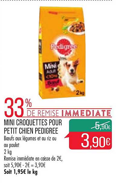 Mini Croquettes Pour Petit Chien Pedigree