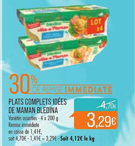 plats complets idées de maman blédina