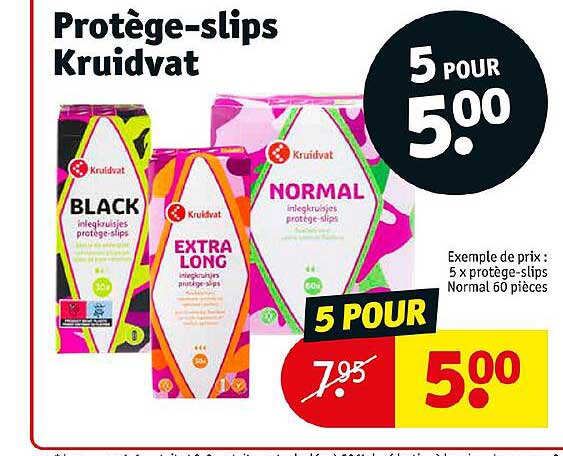 protège-slips kruidvat
