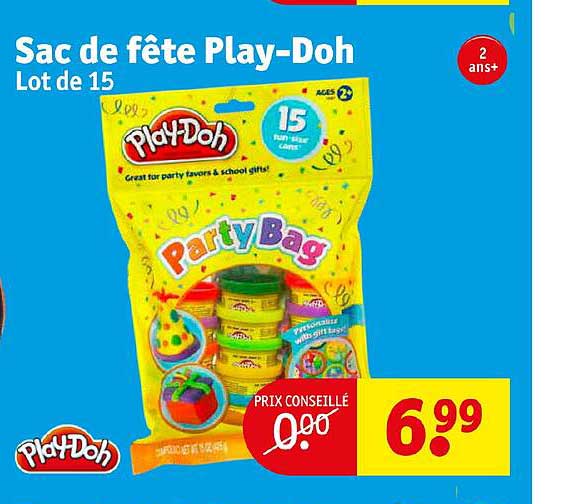 sac de fête play-doh