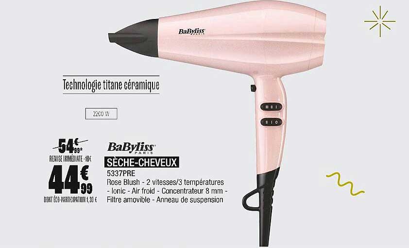 sèche-cheveux babyliss