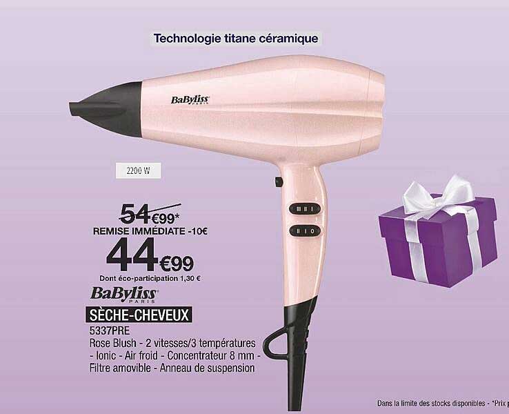 sèche-cheveux babyliss