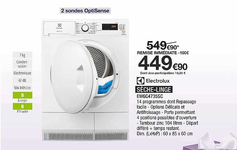 sèche-linge elecrolux