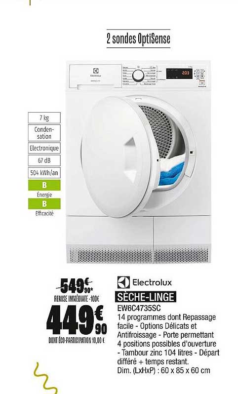 sèche-linge electrolux