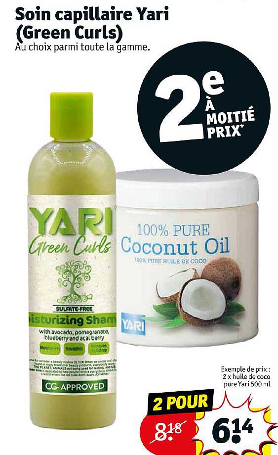 soin capillaire yari (green curls)