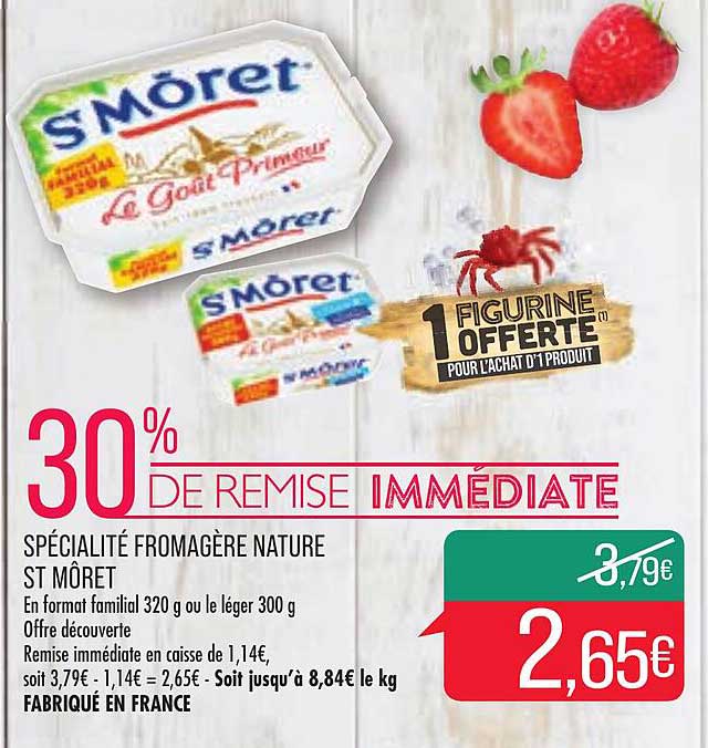 spécialité fromagère nature st môret