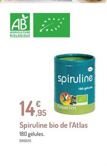 spiruline bio de l'atlas