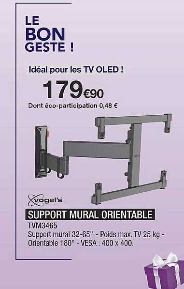 Support Mural Orientable