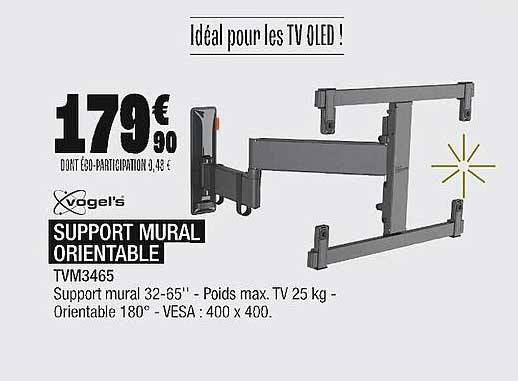 support mural orientable vogel's