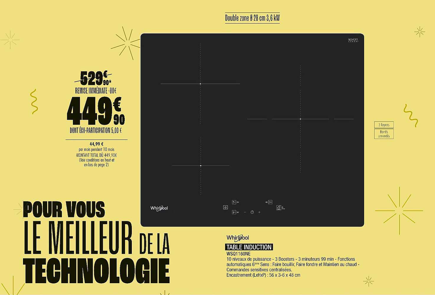 Table Induction Whirlpool