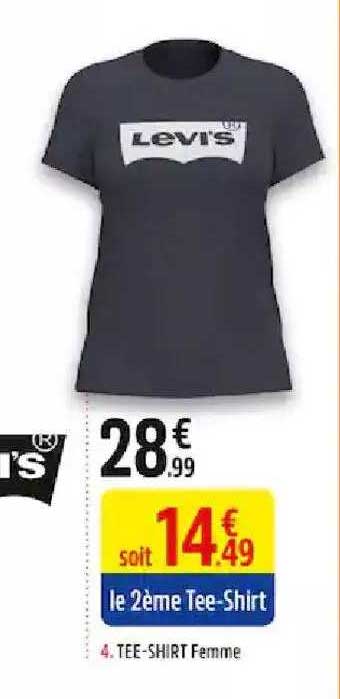 tee-shirt femme levi's