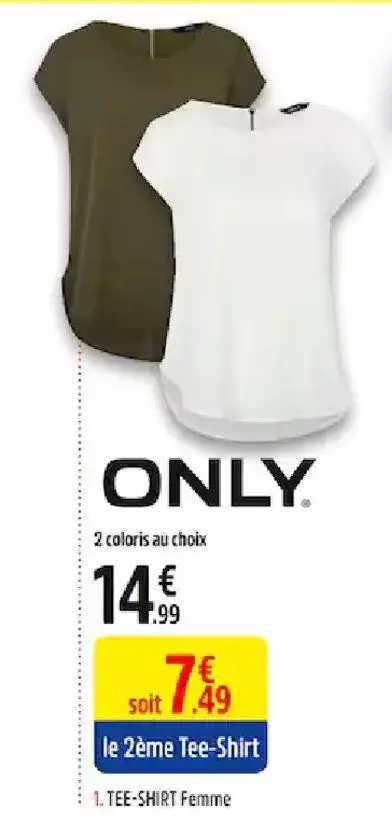 tee-shirt femme only