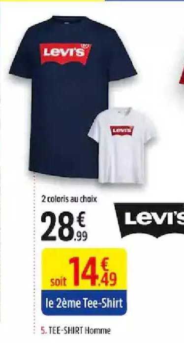 tee-shirt homme levi's