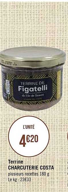 Terrine Charcuterie Costa