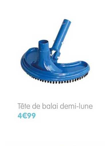 tête de balai demi-lune