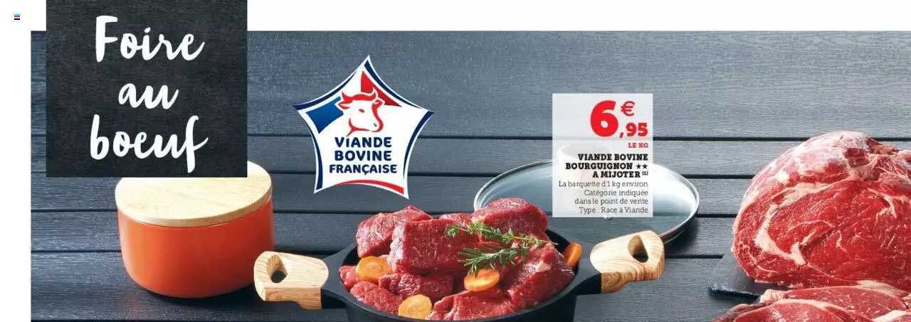 Viande Bovine Bourguignon à Mijoter