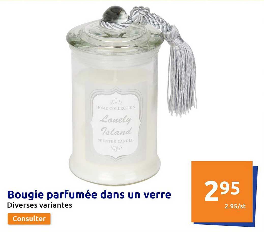 bougie parfumée dans un verre