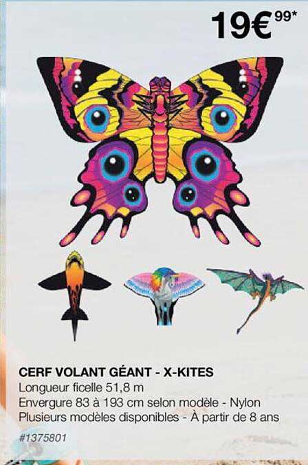 cerf volant géant - x-kites