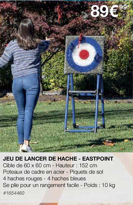 jeu de lancer de hache - eastpoint