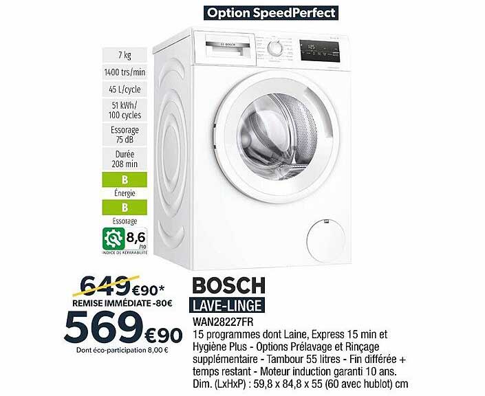 lave-linge bosch