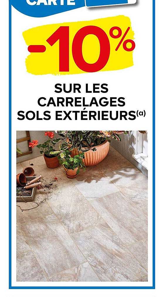 les carrelages sols extérieurs