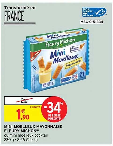 mini moelleux mayonnaise fleury michon