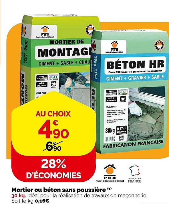 Mortier Ou Béton Sans Poussière